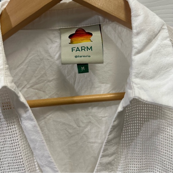 FARM RIO white flower top size medium - Picture 6 of 7